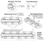 Railblaza Expanda Track verlängerbare Aufnahmeschiene 125-200mm