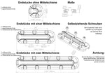 Railblaza Expanda Track verlängerbare Aufnahmeschiene 125-200mm