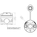 Railblaza Railmount 19-25mm mit Starport