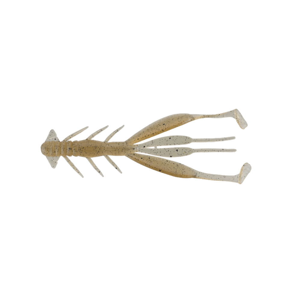 Leurre Souple Jackall Pine Shrimp AR Custom 4.5 Pouces – 5 Pièces, Super Light Melon