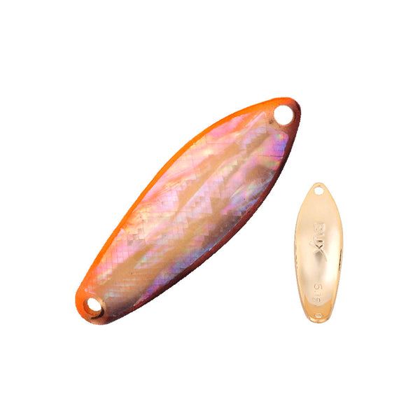 Angler’z System Buxter Bux Shell Spoon 6.5g Orange Black Abalone A-G