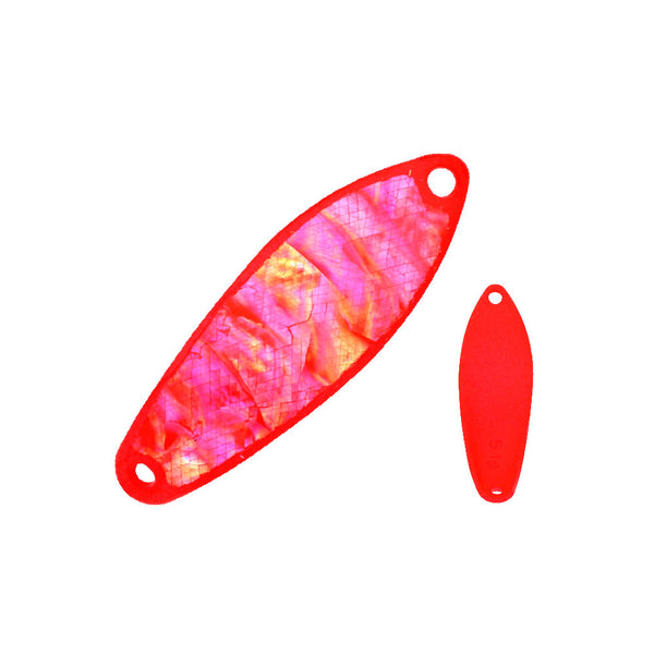 Angler’z System Buxter Bux Shell Spoon 6.5g Red Abalone