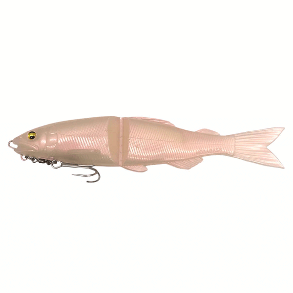 Megabass Magdraft Ayu Twitcher 7 inch Albino Pearl Shad