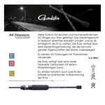 Gamakatsu Luxxe Yoihime Sou S78M solid 234cm 1-16g Spinnrute