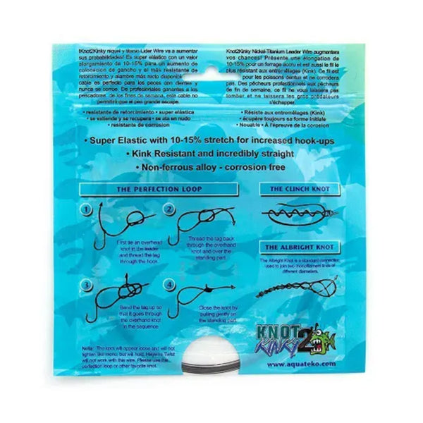 Aquateko Knot 2 Kinky 1x7 Nickel-Titanium Vorfach