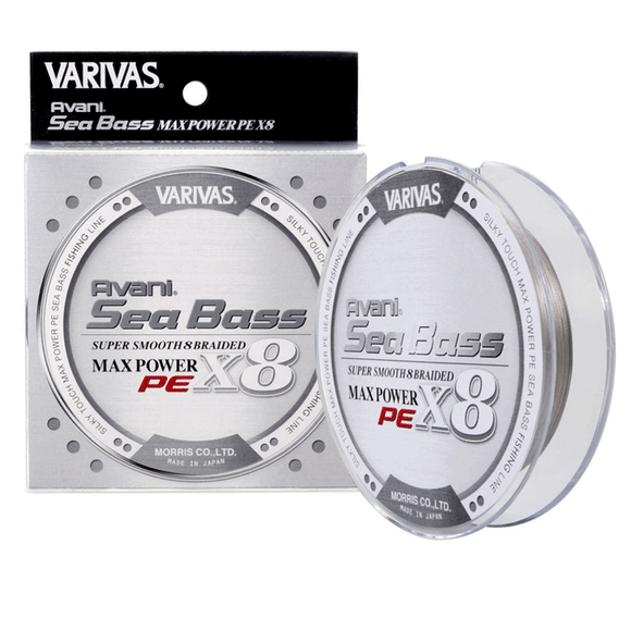 Schnuere vorfaecher varivas avani seabass pe max power stealth gray 150m 8x angelschnur