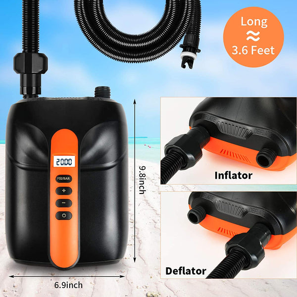 Stermay SUP Electric Air Pump 12V (elektrische Luftpumpe)