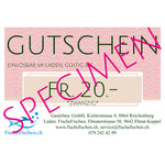 Geschenk-Gutschein CHF 20 von FischeFischen