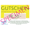 FischeFischen Geschenk-Gutscheine, Wert CHF 50.- / 100.- (im Laden einlösbar)