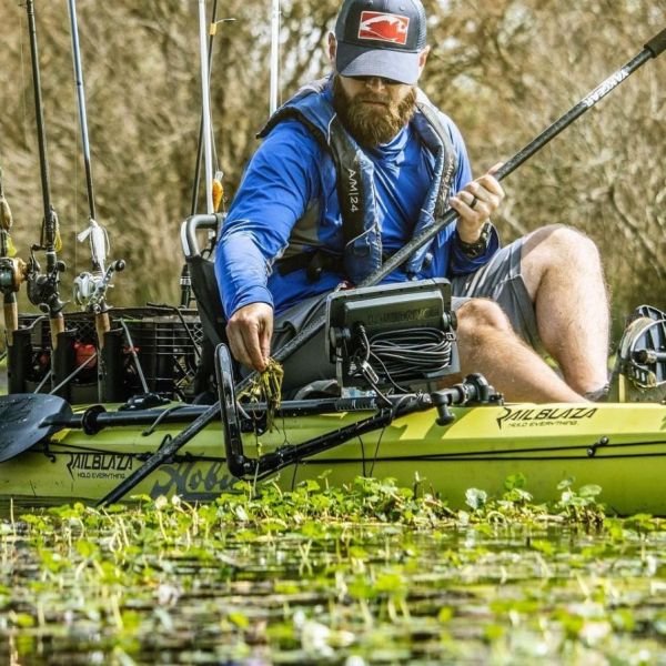 Railblaza Transducer Arm XL Geberstangen-Kit für Schlauchboote, Kayaks, Beiboote