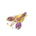 Raubfisch Bonbon Mini Creature Gummiköder 40mm, Braun-Glitzer