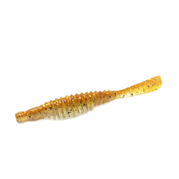 Raubfisch Bonbon Hokey Pintail Gummiköder 100mm, gold-glitzer