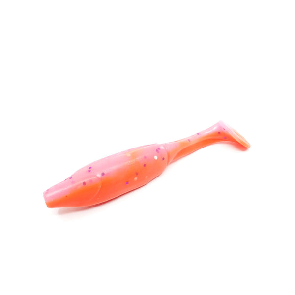 Raubfisch Bonbon Lip Tail Shad Gummiköder, Pink