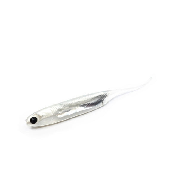 Raubfisch Bonbon Slim Dace Pintail Gummiköder, Weiss