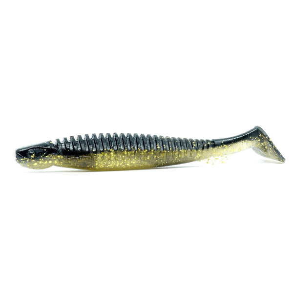 DSTYLE Bruno Shadtail 4.8 inch 18g, 5er-Pack, Kinkuro, von FischeFischen