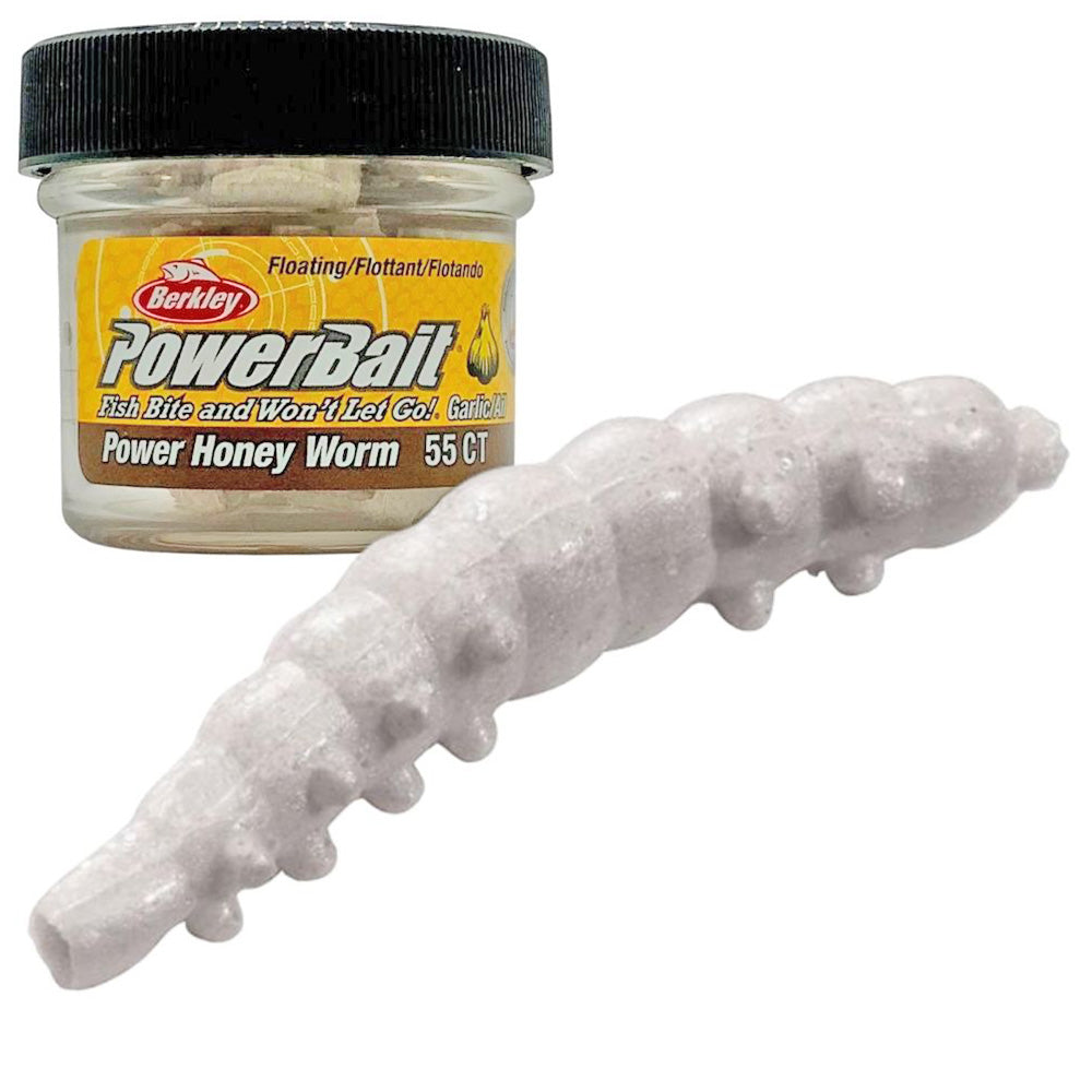 BERKLEY - POWERBAIT POWER HONEY WORM GARLIC Bubblegum 2.5cm (55 pz) - Wild Gear BERKLEY - POWERBAIT POWER HONEY WORM GARLIC Bubblegum 2.5cm (55 pz) - Wild Gear