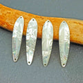 Crystal Premium Perlmutt-Spange mit Diamant-Schliff