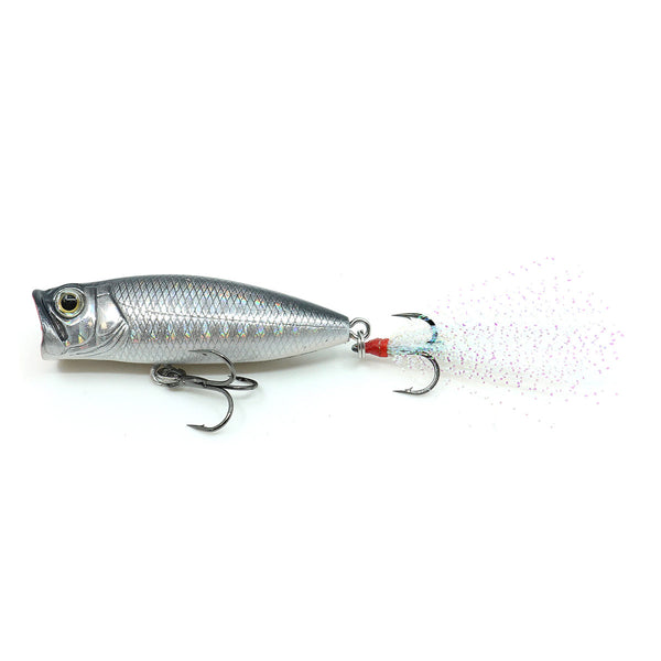 Stucki Thun Fanatics Bubble Popper, 55mm, 7.7g, silber-schwarz, von FischeFischen