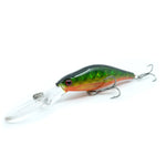 Raubfisch Bonbon Flash Deep Minnow Wobbler 90mm, Gruen