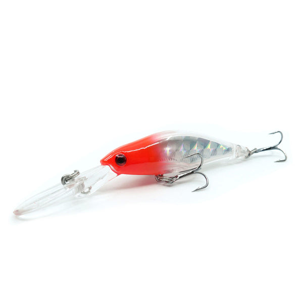 Raubfisch Bonbon Flash Deep Minnow Wobbler 90mm, 7g