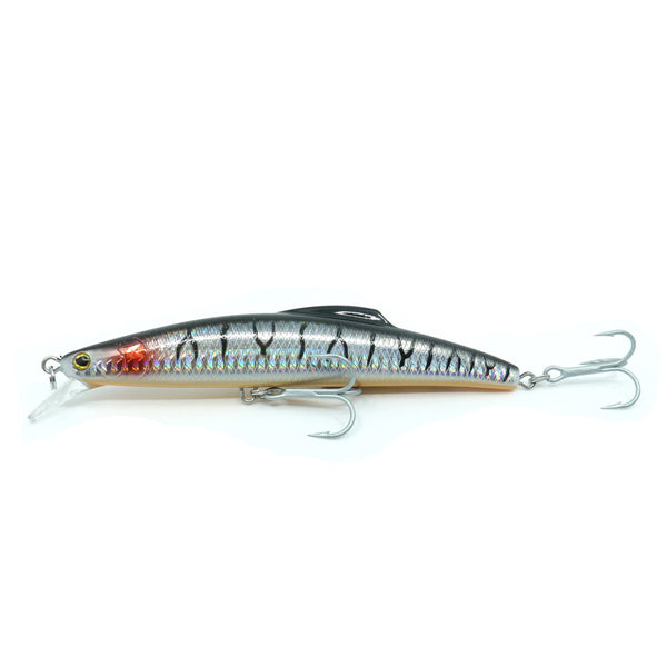 Raubfisch Bonbon Massiv Predator S Wobbler 140mm, White-Tiger