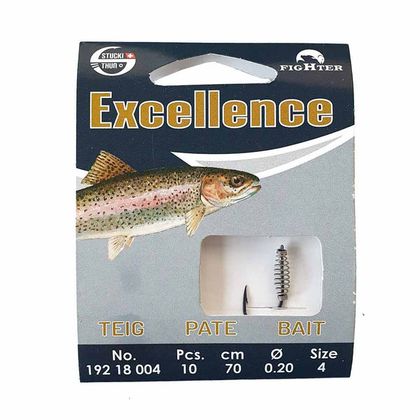 Stucki Fishing Excellence Trout Bait Haken, Gr. 4