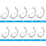 FischeFischen Offsethaken, 7er-Pack, diverse Grössen