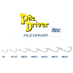 Zappu Pile Driver Offset Haken mit Spirale, 5er-Pack, Hakengroessen