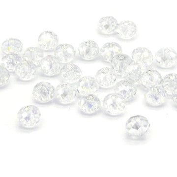 FischeFischen Glas Perlen facettiert crystal, Multi-Pack