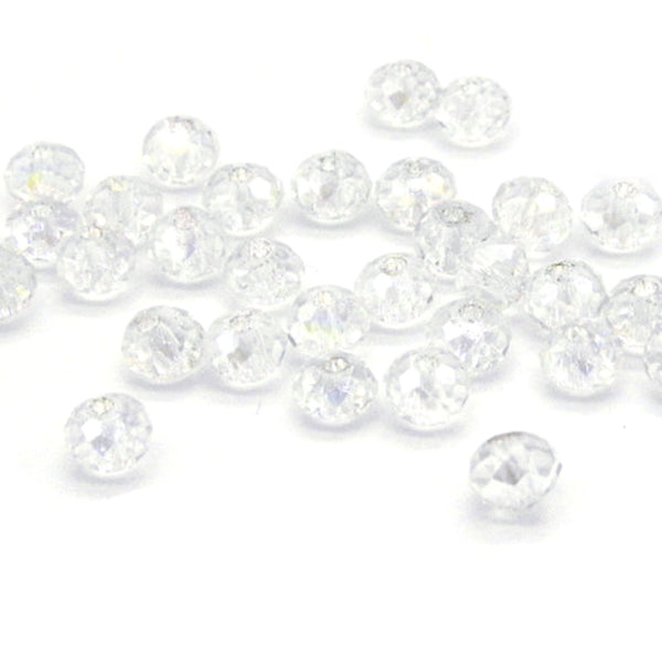 FischeFischen Glas Perlen facettiert crystal, Multi-Pack