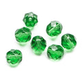 FischeFischen Glas Perlen facettiert grün, Multi-Pack
