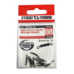 Stucki Fishing High Speed Treble Rolling Swivel, Wirbel im Multi-Pack 08