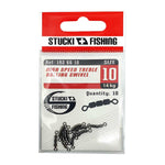 Stucki Fishing High Speed Treble Rolling Swivel, Wirbel im Multi-Pack 10