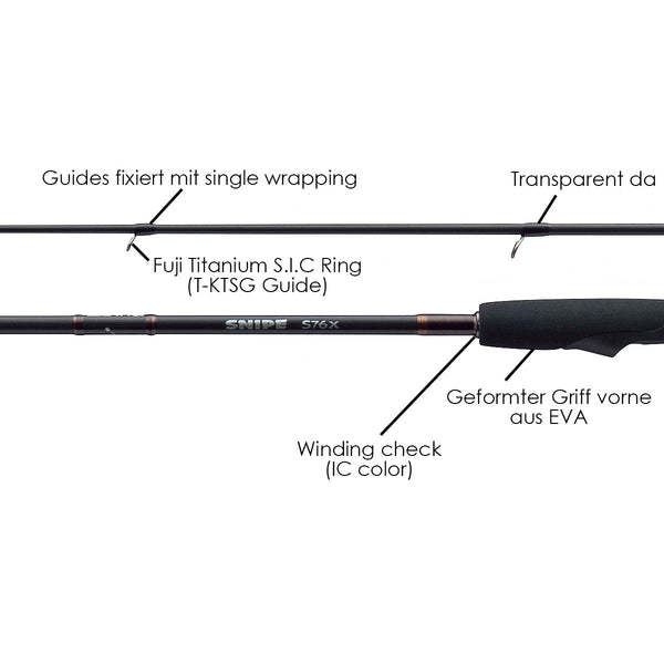 Zenaq Snipe S76X 231cm 4-21g Spinnrute