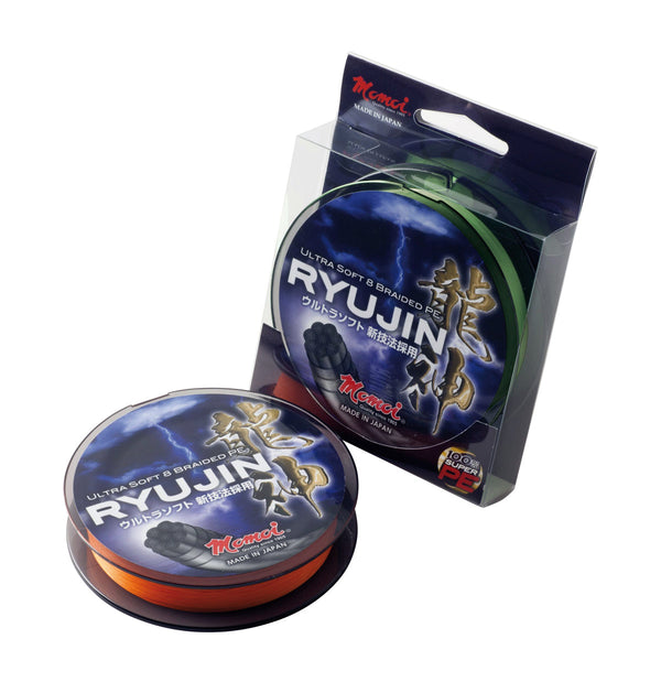 Momoi Ryujin Orange 150m, 8x geflochtene Angelschnur, Bild 2