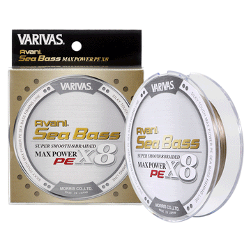 Varivas Avani Seabass PE X8 Max Power Status Gold 150m geflochtene Angelschnur